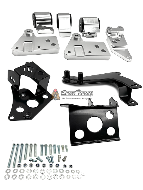 картинка Комплект опор двигателя K-Swap для Honda Civic EK (19962000) K-Series магазин  StreetTuning 