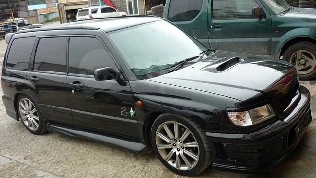 картинка Пороги Burn Up для Subaru Forester SF магазин  StreetTuning 