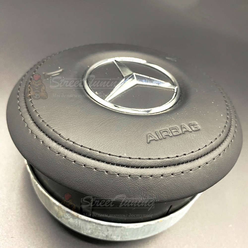 картинка Руль Mercedes AMG GLE/GLS с подушкой, эко-кожа, без подогрева от магазина  StreetTuning